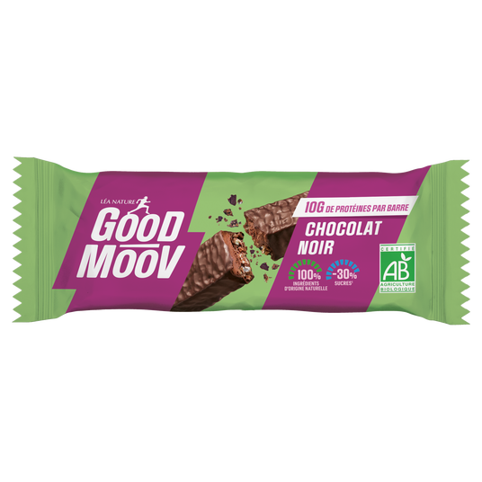 boho cosmetics Vente Barre protéinée chocolat noir bio - Diététique sportive