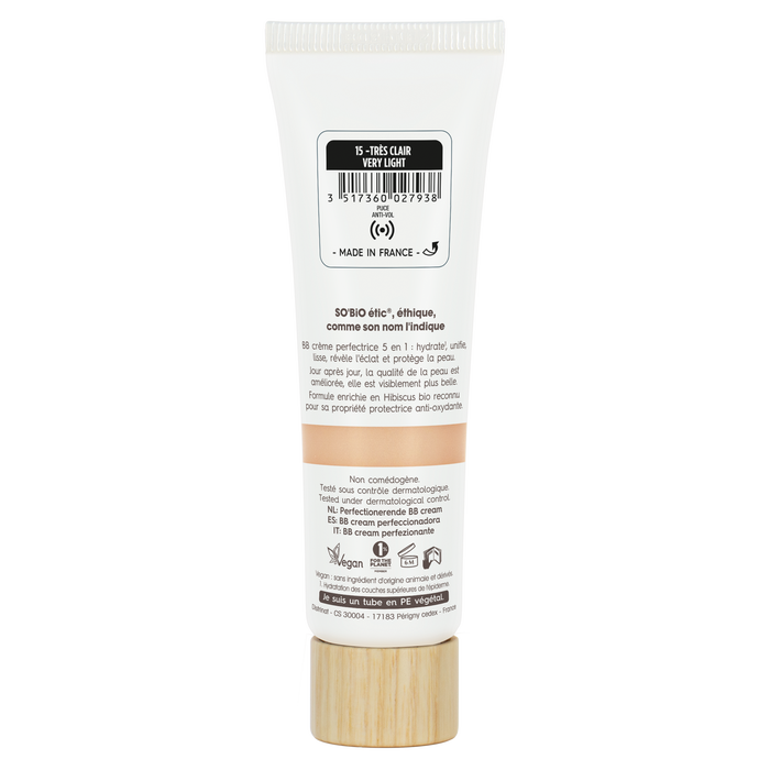 Boho Cosmetics Vente BB Crème 5 En 1 Perfect - 15 Très Clair - BB Crèmes CC Crèmes