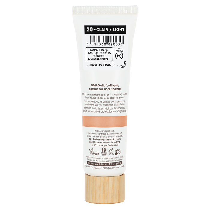 Boho Cosmetics Vente BB Crème 5 En 1 Perfect - 20 Clair - BB Crèmes CC Crèmes
