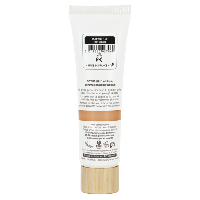 Boho Cosmetics Vente BB Crème 5 En 1 Perfect - 22 Medium Claire - BB Crèmes CC Crèmes