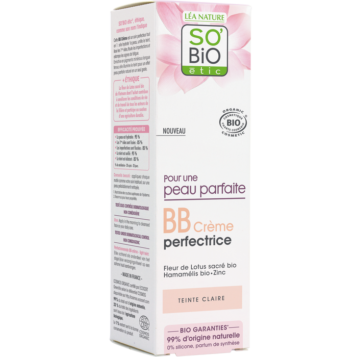 Boho Cosmetics Vente BB Crème Perfectrice - Claire - BB Crèmes CC Crèmes