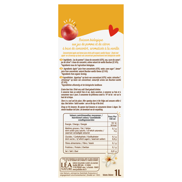 Boho Cosmetics Vente Boisson Pomme Vanille - Jus Et Boissons