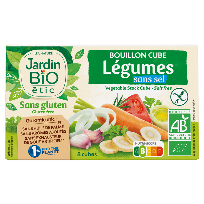 Boho Cosmetics Vente Bouillon Cube Légumes Sans Gluten - Bio - Aides Culinaires Et Condiments