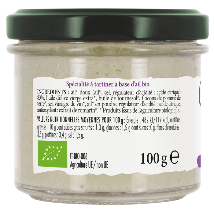 Boho Cosmetics Vente Bruschetta Ail Bio - Apéritifs Snacks Et Tartinables