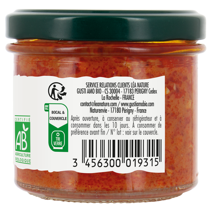 Boho Cosmetics Vente Bruschetta Poivrons Bio - Apéritifs Snacks Et Tartinables