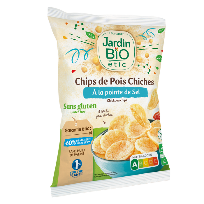 Boho Cosmetics Vente Chips De Pois Chiche à La Pointe De Sel Sans Gluten - Bio - Apéritifs