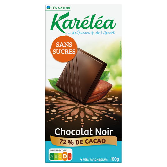 boho cosmetics Vente Chocolat noir 72% cacao sans sucres - Tablettes de chocolat et pâtes à tartiner