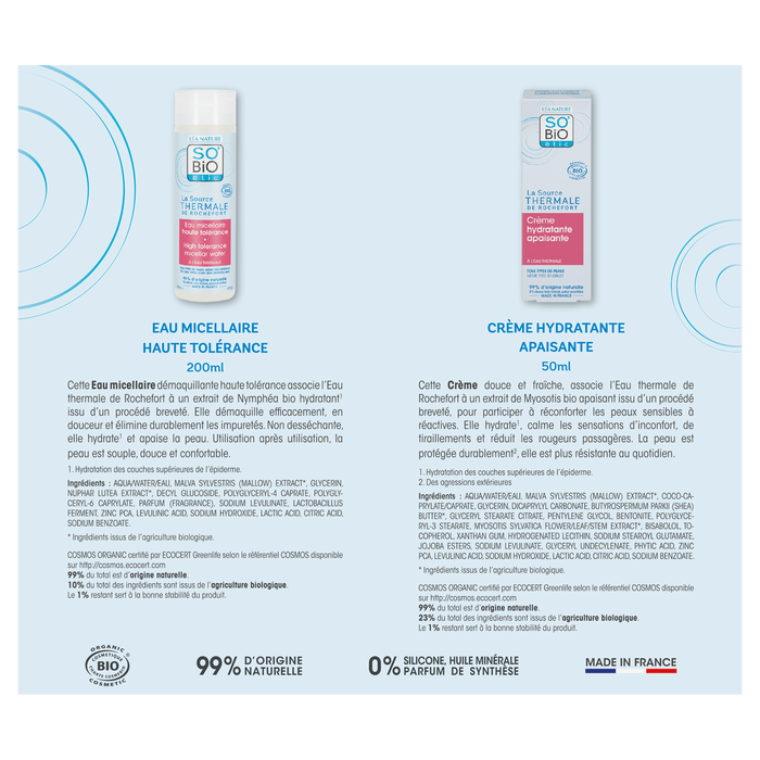 Boho Cosmetics Vente Coffret Routine Apaisante à L’Eau Thermale De Rochefort - Crèmes De Jour