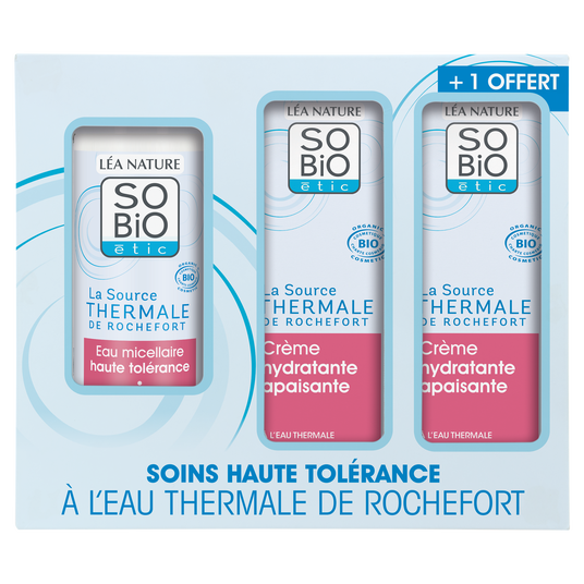 boho cosmetics Vente Coffret routine apaisante à l’Eau thermale de Rochefort - Crèmes de jour