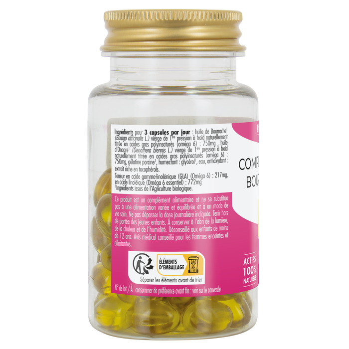 Boho Cosmetics Vente Complexe Onagre Bourrache Bio - Beauté Et Féminité