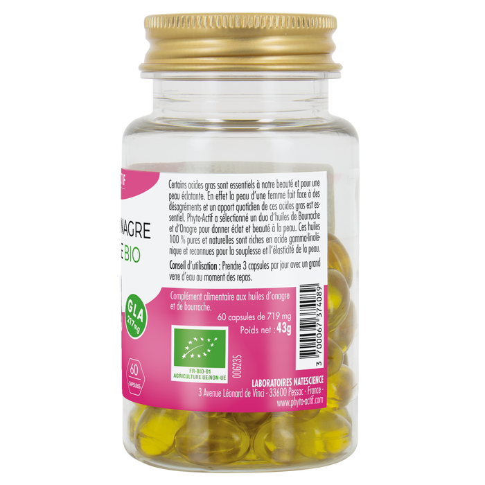 Boho Cosmetics Vente Complexe Onagre Bourrache Bio - Beauté Et Féminité