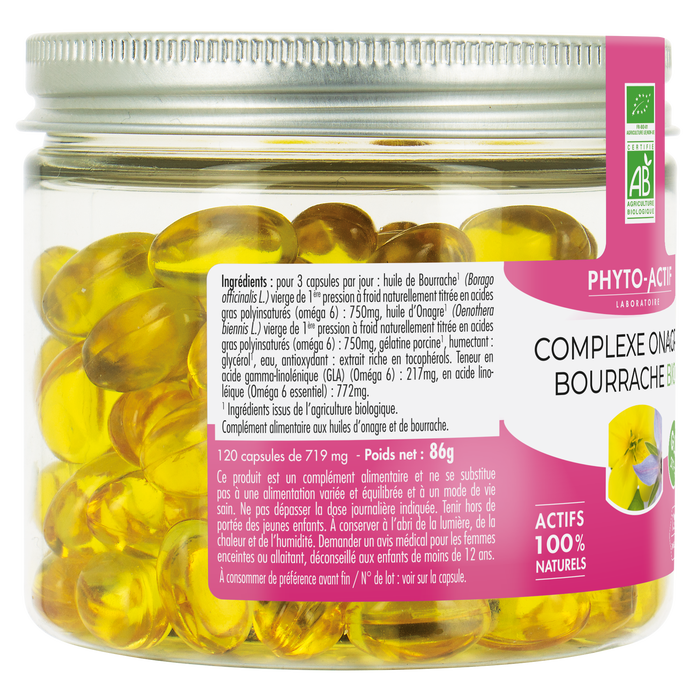 Boho Cosmetics Vente Complexe Onagre Bourrache Bio - Beauté Et Féminité