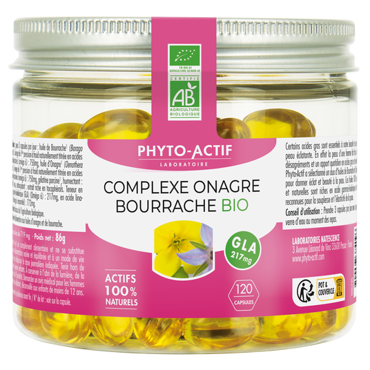 boho cosmetics Vente Complexe Onagre Bourrache Bio - Beauté et féminité