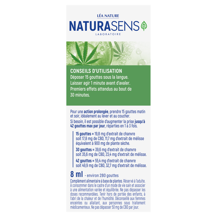 Boho Cosmetics Vente Compte-goutte CBD 4% Mélisse - CBD