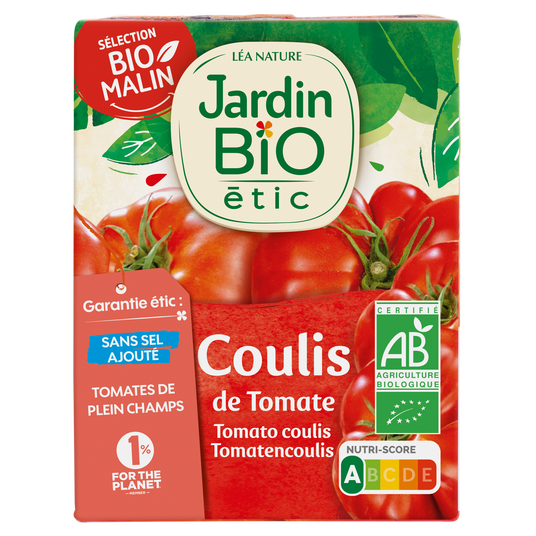 boho cosmetics Vente Coulis de Tomate sans sel ajouté 200 g - Aides culinaires et condiments