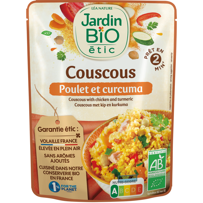 Boho Cosmetics Vente Couscous Poulet Et Curcuma - Bio - Plats Cuisinés Et Sachets Express