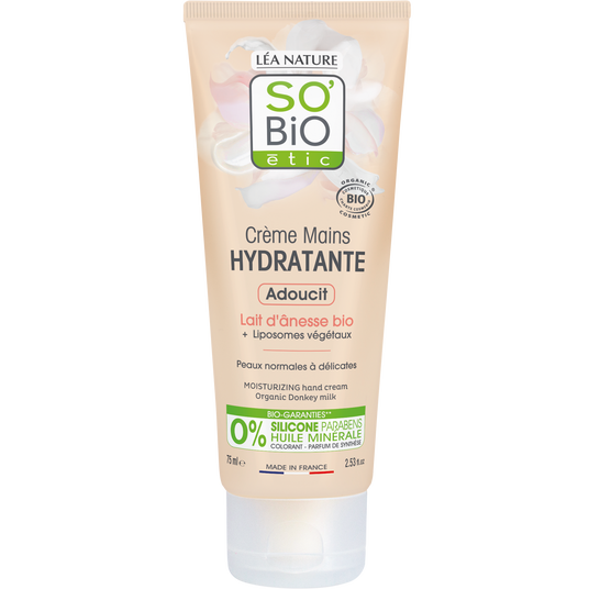 boho cosmetics Vente Crème caresse hydratante main - Mon lait d'ânesse - Crèmes mains