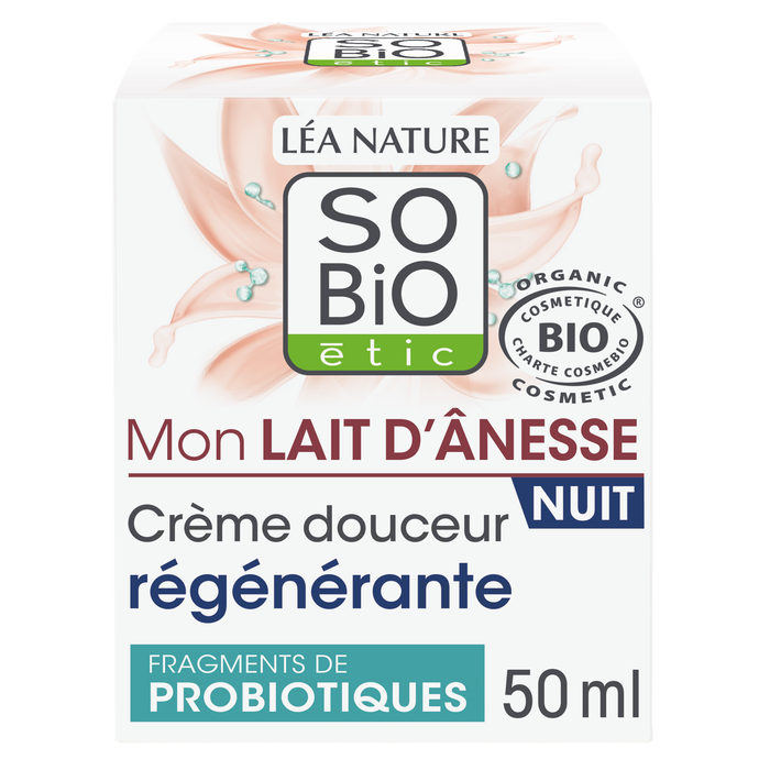 Boho Cosmetics Vente Crème Douceur Régénérante Nuit - Mon Lait D'Ânesse - Soins De Nuit