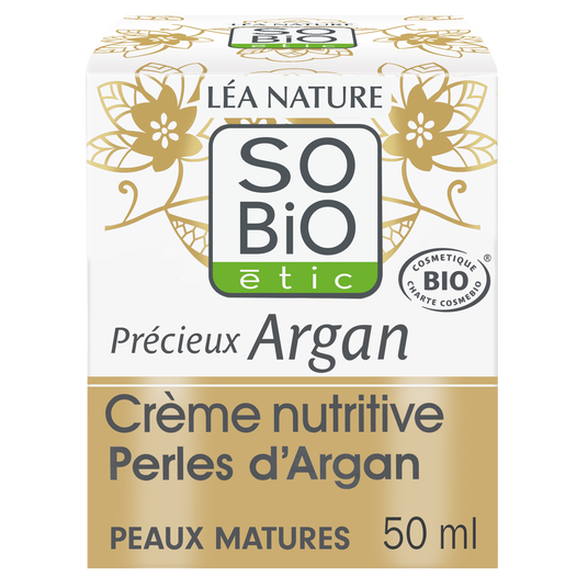boho cosmetics Vente Crème nutritive Perles d'Argan Précieux Argan Peaux Matures - Crèmes de jour