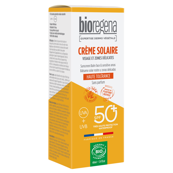 Boho Cosmetics Vente CREME SOLAIRE Visage Et Zones Délicates 40ml - Top Ventes