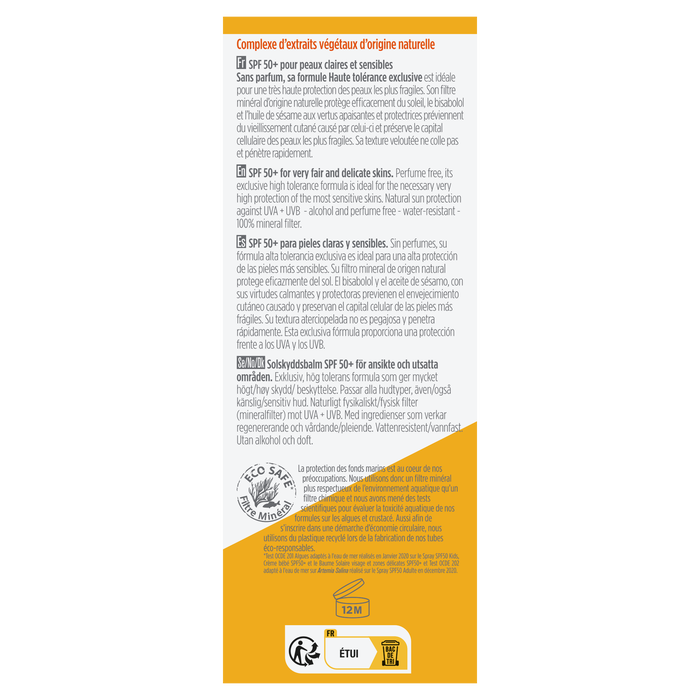 Boho Cosmetics Vente CREME SOLAIRE Visage Et Zones Délicates 40ml - Top Ventes