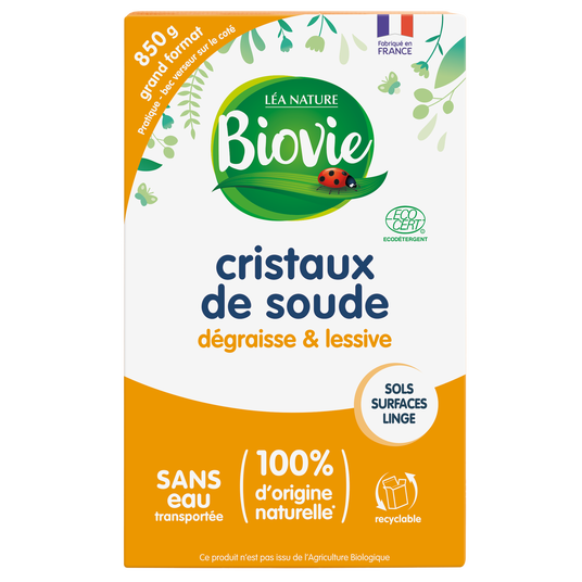 boho cosmetics Vente Cristaux de soude dégraisse & lessive - Vitres et surfaces