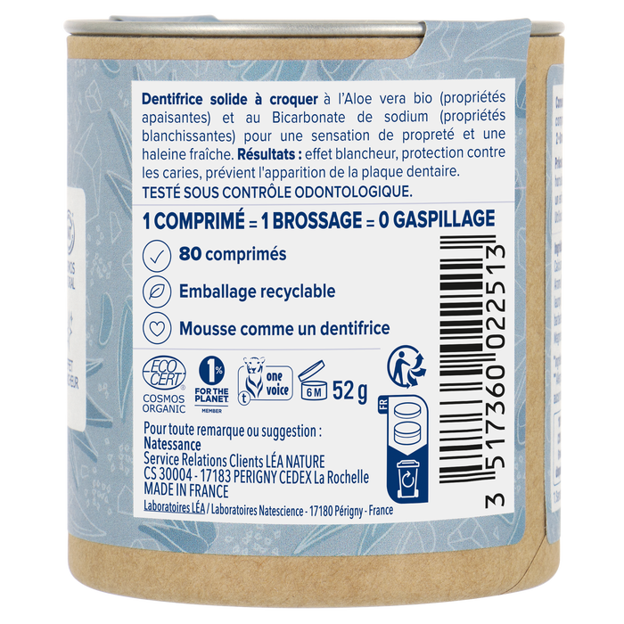 Boho Cosmetics Vente Dentifrice à Croquer Blancheur - Dentifrices