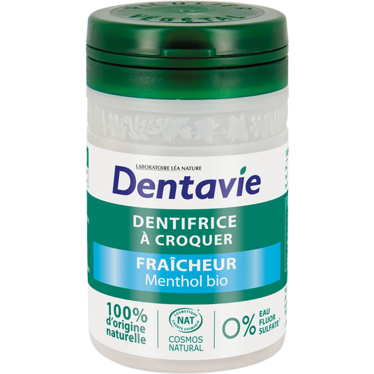 boho cosmetics Vente Dentifrice à croquer fraîcheur Dentavie - Dentifrices à croquer