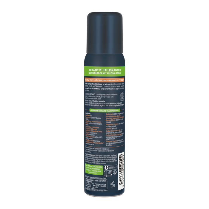 Boho Cosmetics Vente Déo 24h Cèdre Bio éco-spray - Déodorants