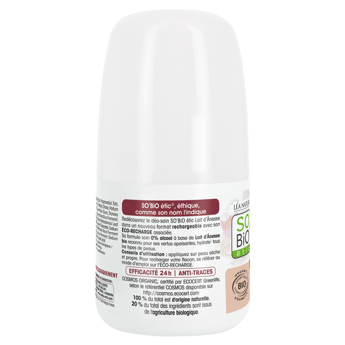 Boho Cosmetics Vente Déo-soin Rechargeable Hydrate Lait D'ânesse Bio - Déodorants