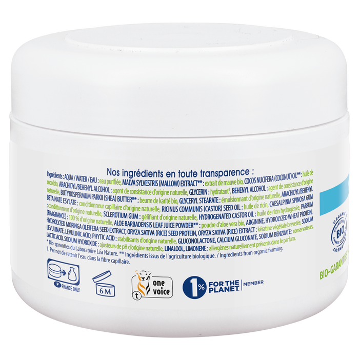 Boho Cosmetics Vente Direct Usine - Masque Capillaire Extra-doux Coco Bio & Kératine Végétale - Masques Cheveux Soins Sans Rinçage