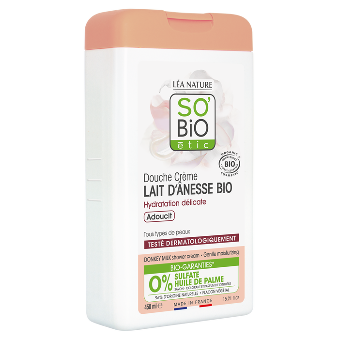 Boho Cosmetics Vente Douche Crème Lait D'ânesse Bio - 450 Ml - Douches