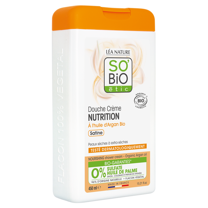Boho Cosmetics Vente Douche Crème Nutrition à L'Huile D'Argan Bio - 450ml - Douches