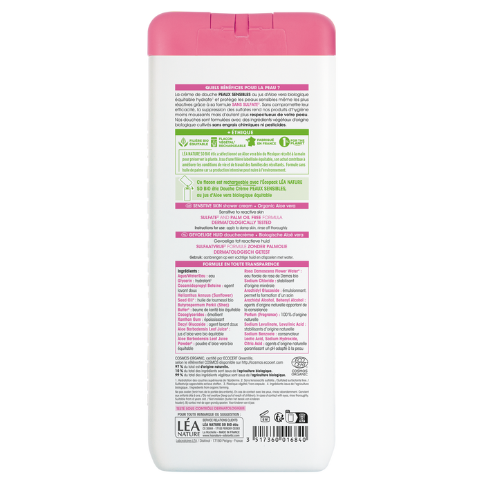 Boho Cosmetics Vente Douche Crème Peaux Sensibles à L'Aloe Vera - Douches