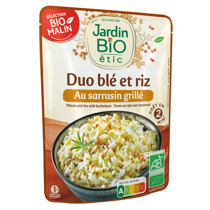 Boho Cosmetics Vente Duo Blé Riz Au Sarrasin Grillé - Bio - Plats Cuisinés Et Sachet Express