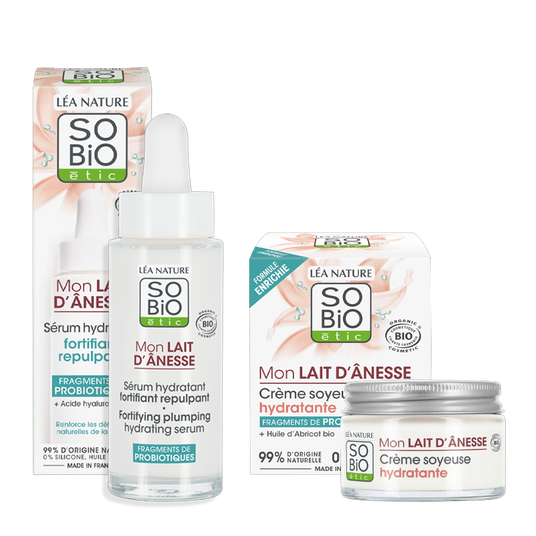 boho cosmetics Vente Duo sérum et crème soyeuse hydratante Mon Lait d'Ânesse - Mon Lait d'Ânesse