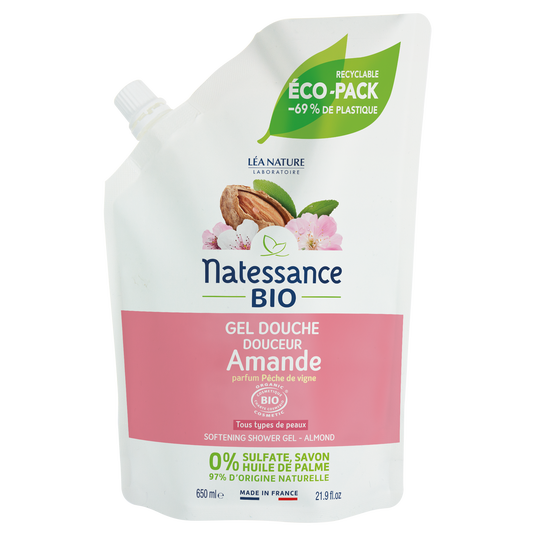 boho cosmetics Vente Éco-pack Gel douche douceur Amande bio - Gels et crèmes de douche