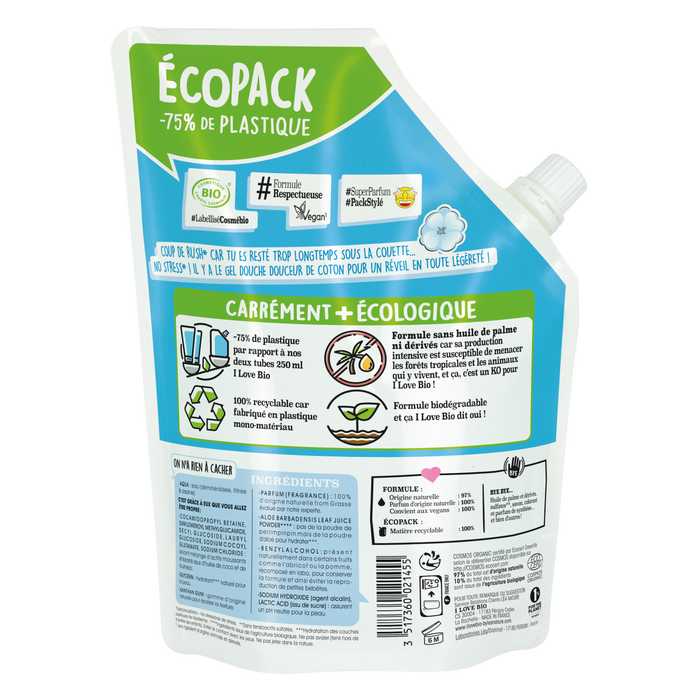 Boho Cosmetics Vente Ecopack Gel Douche Douceur De Coton - Gels Douche Et Crèmes De Douche