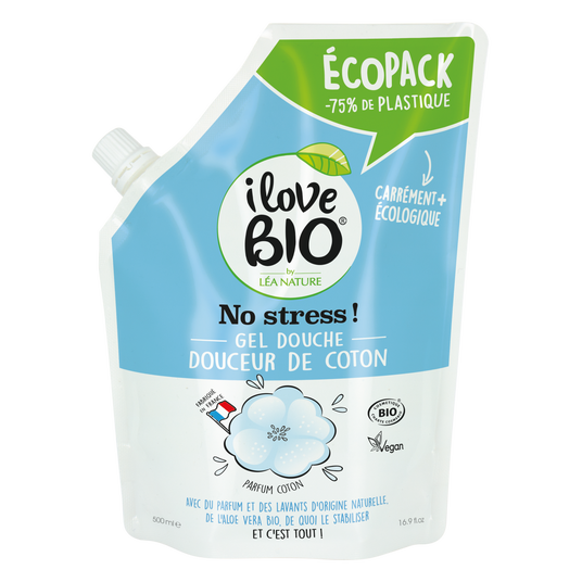 boho cosmetics Vente Ecopack Gel douche Douceur de coton - Gels douche et Crèmes de douche