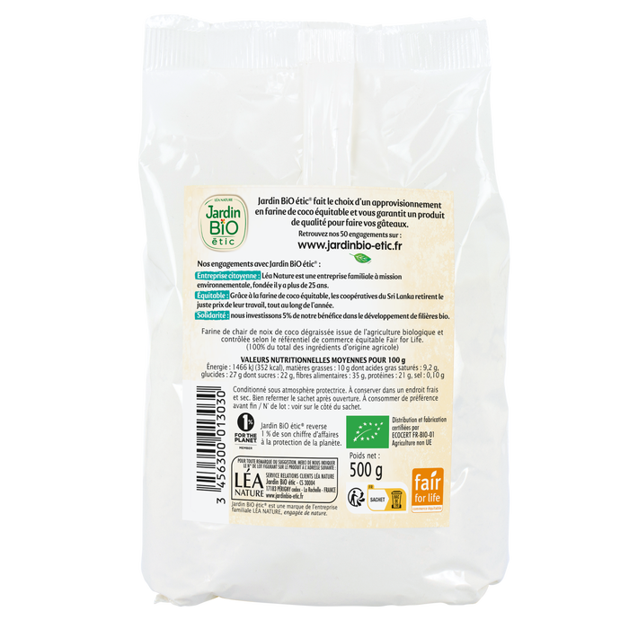 Boho Cosmetics Vente Farine De Coco - Bio - Farines Et Produits Sucrants