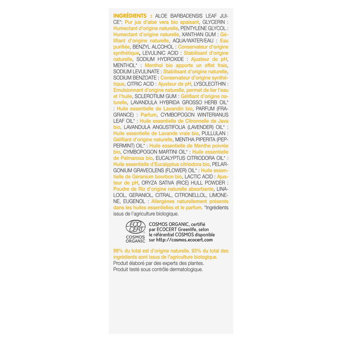 Boho Cosmetics Vente Gel Crème Apaisant Piqûres Bio - Répulsif Moustique