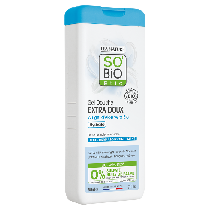 Boho Cosmetics Vente Gel Douche Extra-doux à L'Aloe Vera Bio - Douches
