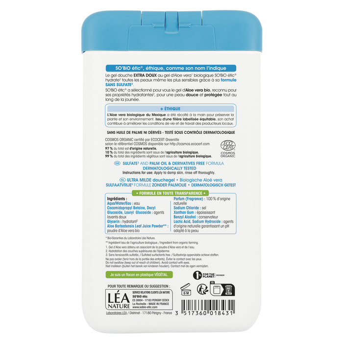 Boho Cosmetics Vente Gel Douche Extra Doux Aloe Vera - Douches