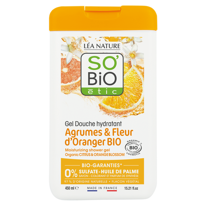 Boho Cosmetics Vente Gel Douche Hydratant¹ Agrumes Et Fleurs D'Oranger Bio - Douches