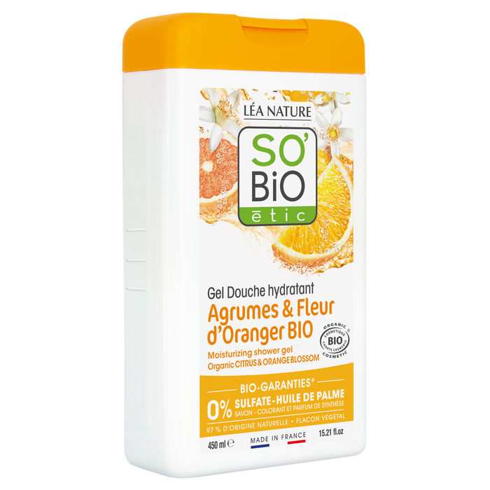 Boho Cosmetics Vente Gel Douche Hydratant¹ Agrumes Et Fleurs D'Oranger Bio - Douches