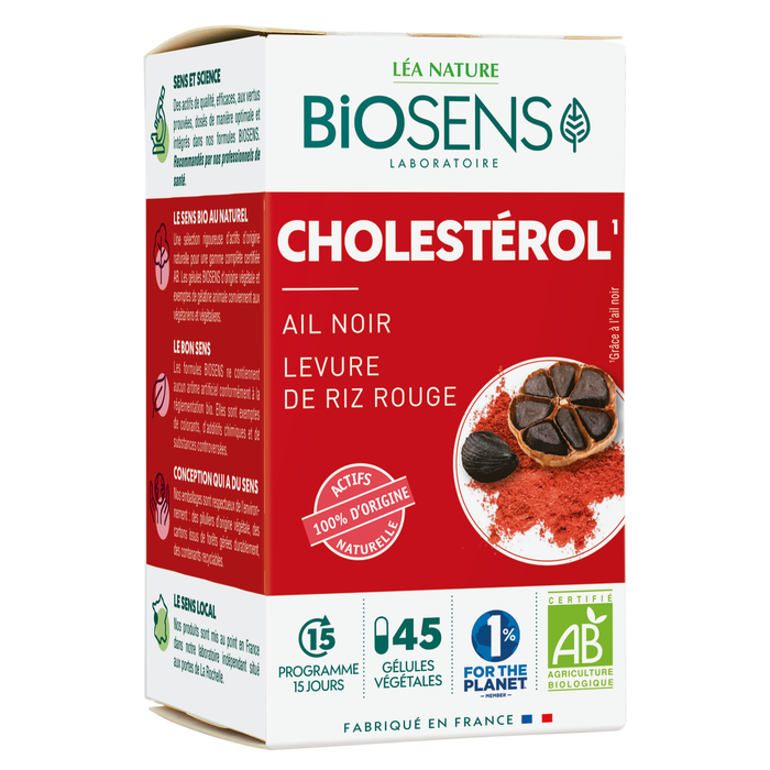 Boho Cosmetics Vente Gélule Végétale Cholestérol - Ail Noir Et Levure De Riz Rouge - Bio - Circulation Cardio-vasculaire