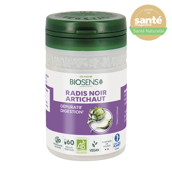Boho Cosmetics Vente Gélule Végétale Dépuratif Digestion - Artichaut Radis Noir - Bio - Digestion
