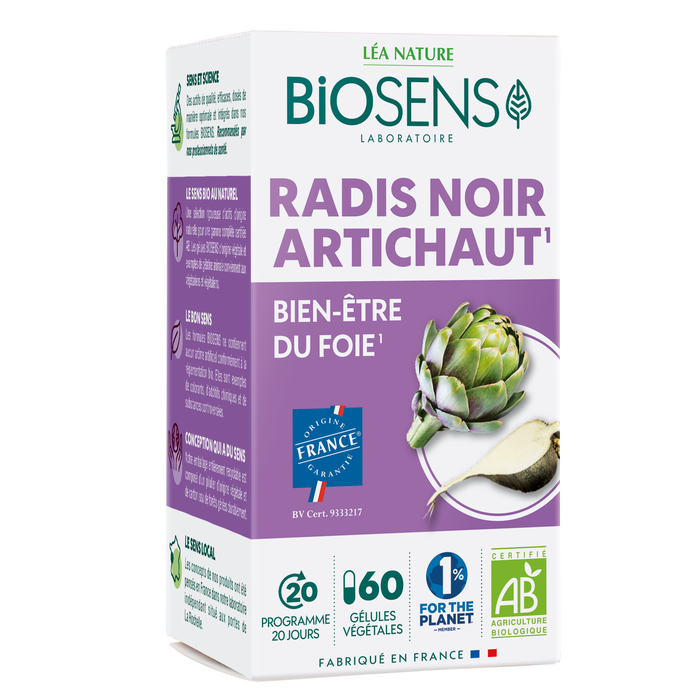 Boho Cosmetics Vente Gélule Végétale Dépuratif Digestion - Artichaut Radis Noir - Bio - Digestion