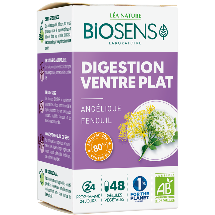 Boho Cosmetics Vente Gélule Végétale Digestion Ventre Plat - Angélique Fenouil - Bio - Digestion