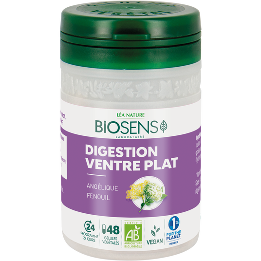 boho cosmetics Vente Gélule végétale digestion ventre plat - Angélique Fenouil - bio - Digestion